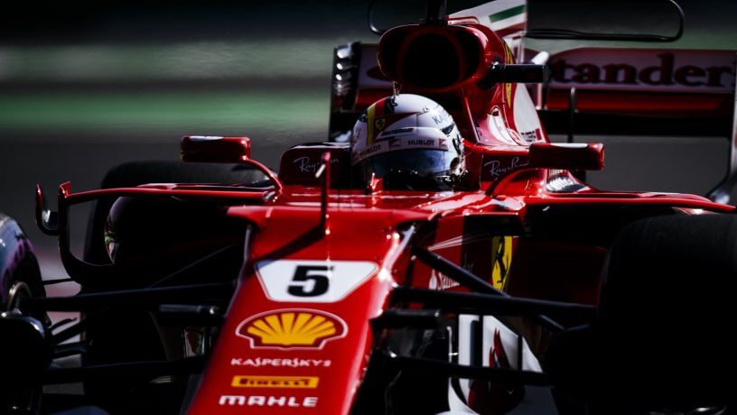 Pole position pentru Ferrari si Vettel