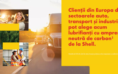 SHELL introduce in Europa un portofoliu de lubrifianti cu amprenta redusa de carbon